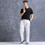 The Lifestyle Co Linen Relaxed-Fit Regular Trousers